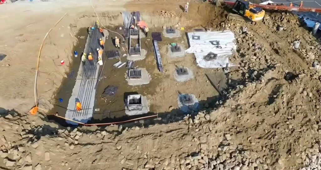 vinhomes cần giờ tháng 8-2025: hạ móng